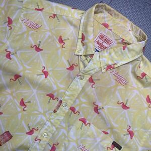 RSVLTS Shirt Mens Small x Natural Light "Naturdays Flamingo" Short Sleeve Kunu